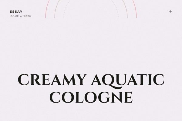 creamy aquatic cologne