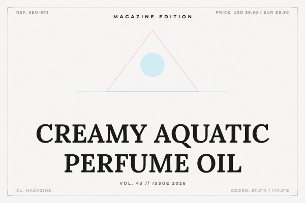 creamy aquatic perfume oil