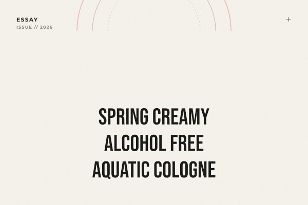 spring creamy alcohol free aquatic cologne