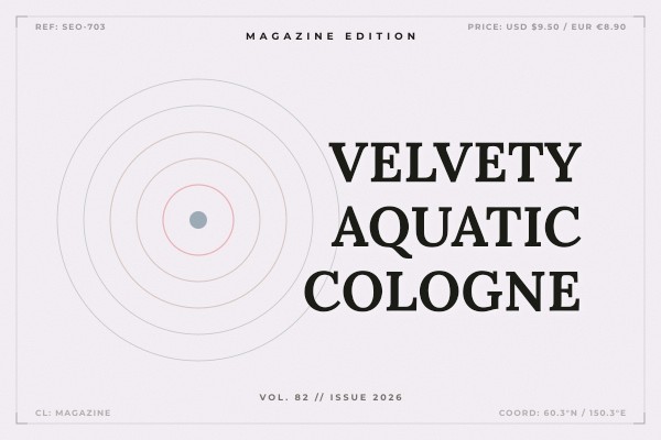 velvety aquatic cologne